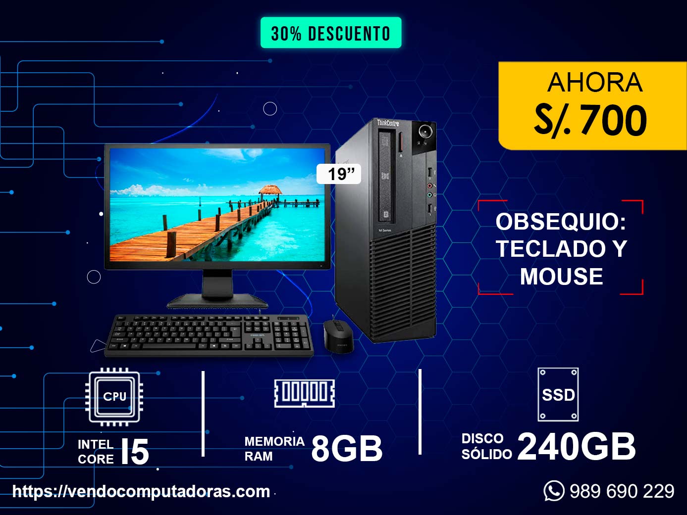  CORE I5 EN OFERTA PC COMPLETA 